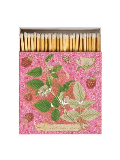 Luksusowe zapałki w ozdobnym pudełku ROSE FRAMBOISE