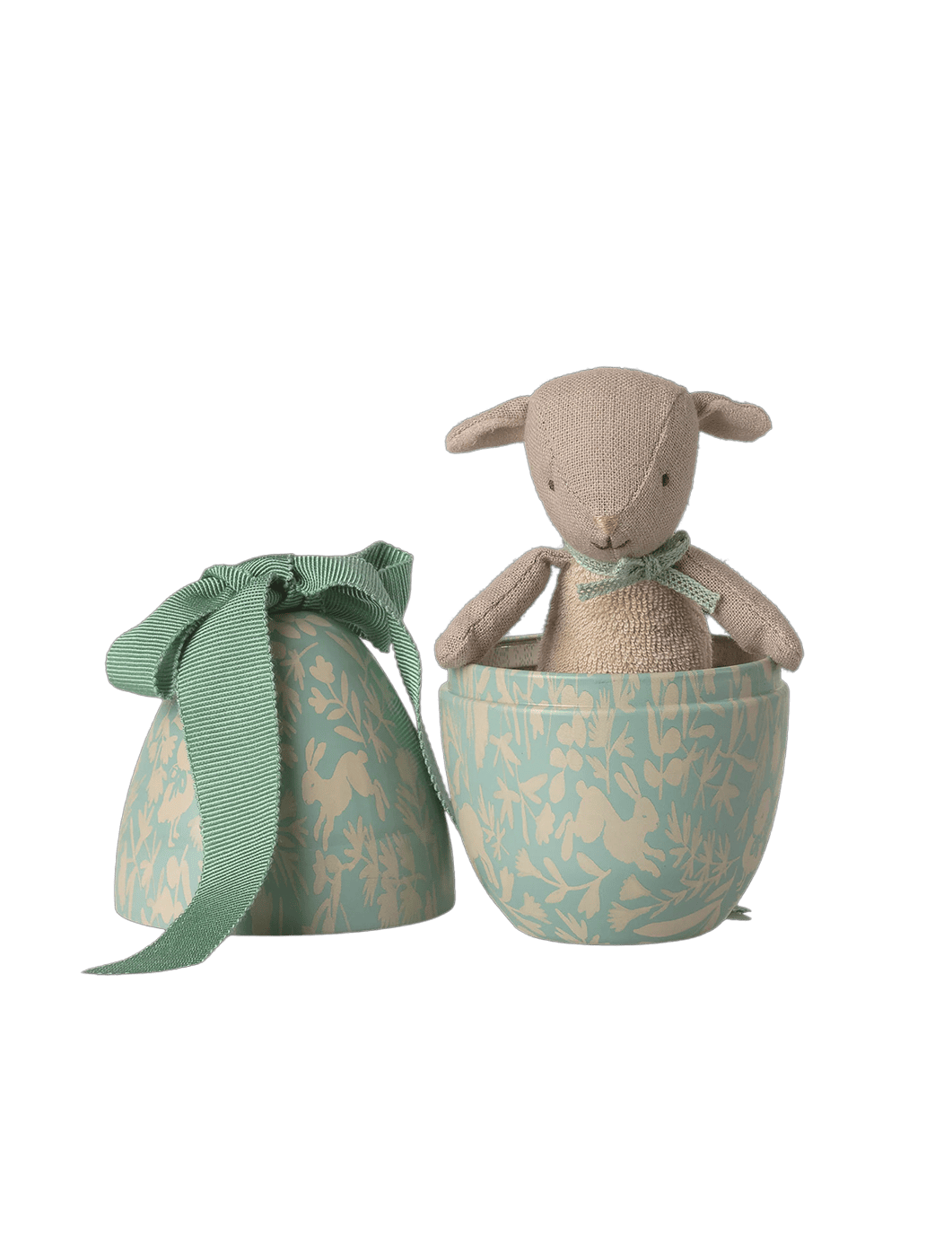 Jajko Wielkanocne z mikro przytulanką LAMB DUSTY MINT