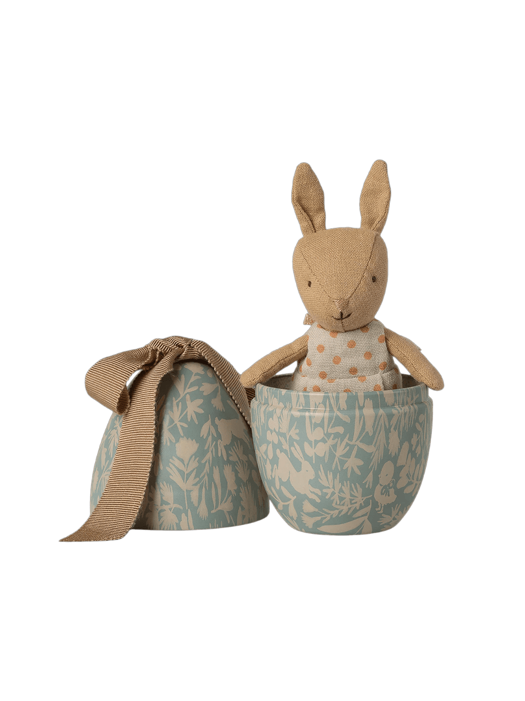 Easter Egg With Micro Blue RABBIT DUSTY BLUE