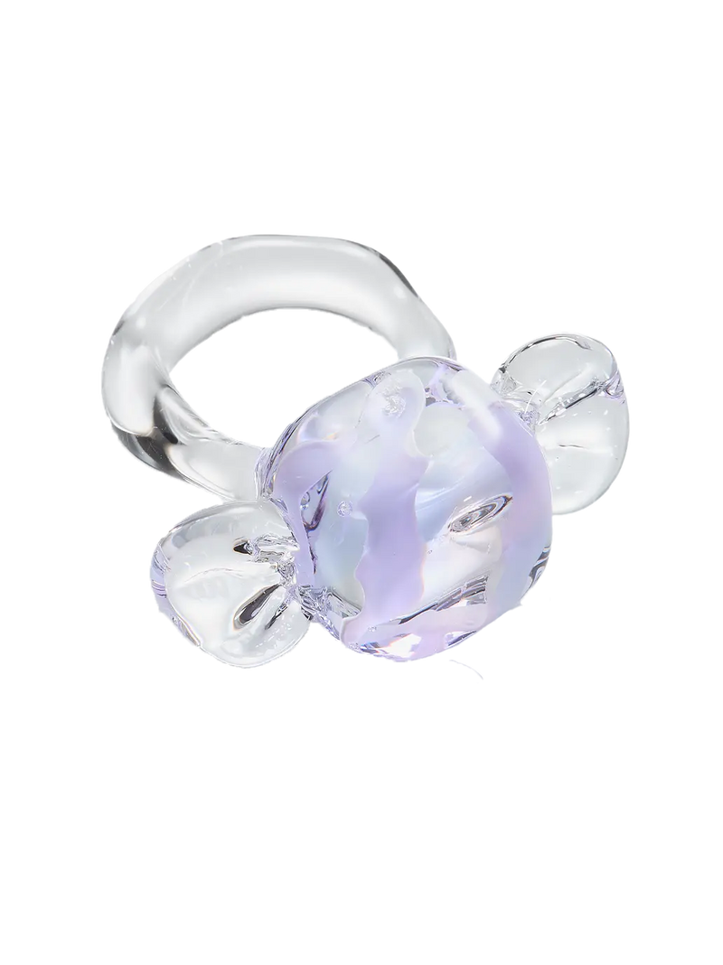 Big Candy Glass Ring Vivian Alarcon BEBE Concept 