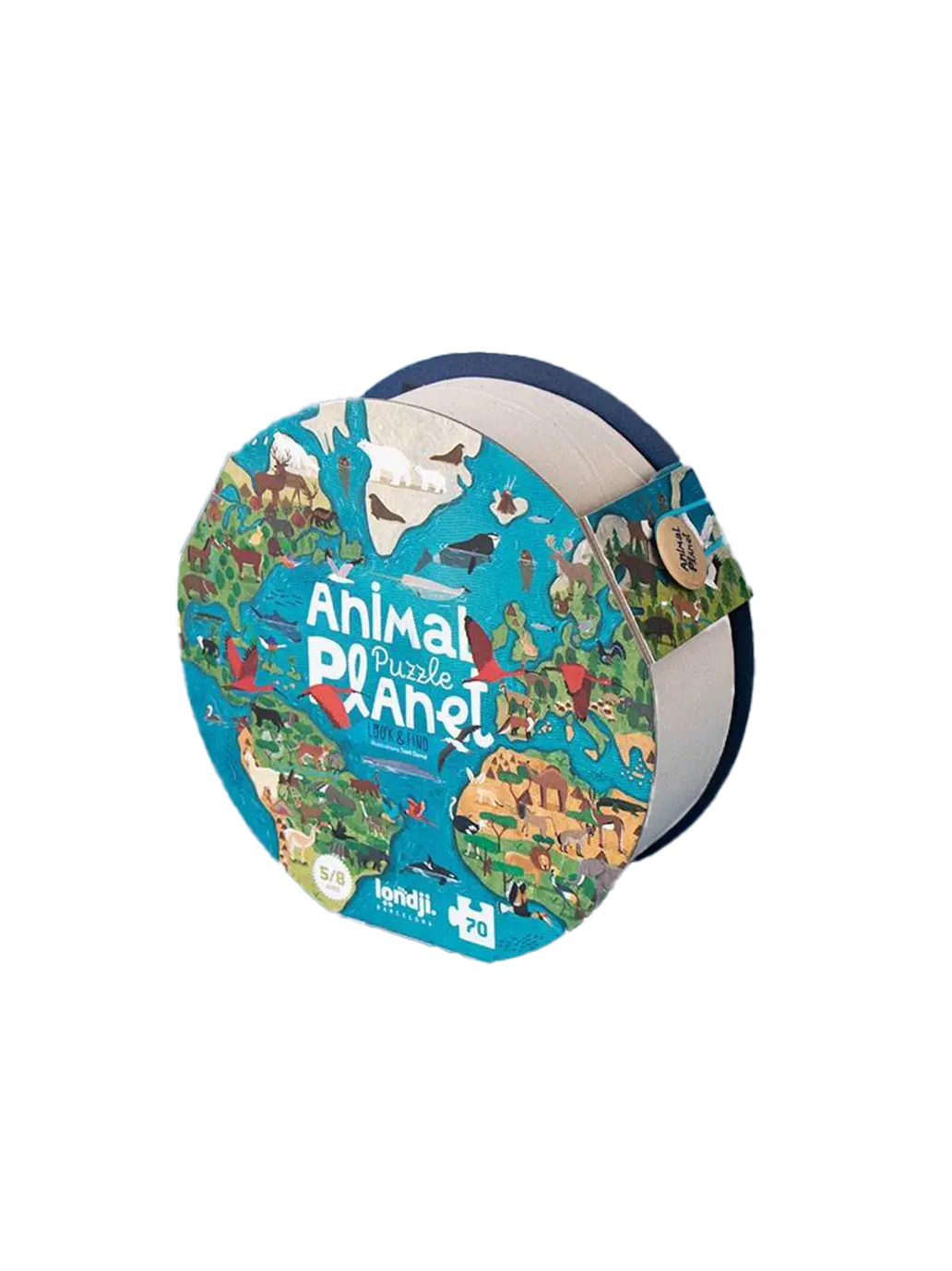 Puzzle z grą obserwacyjną Animal Planet Londji BEBE Concept 