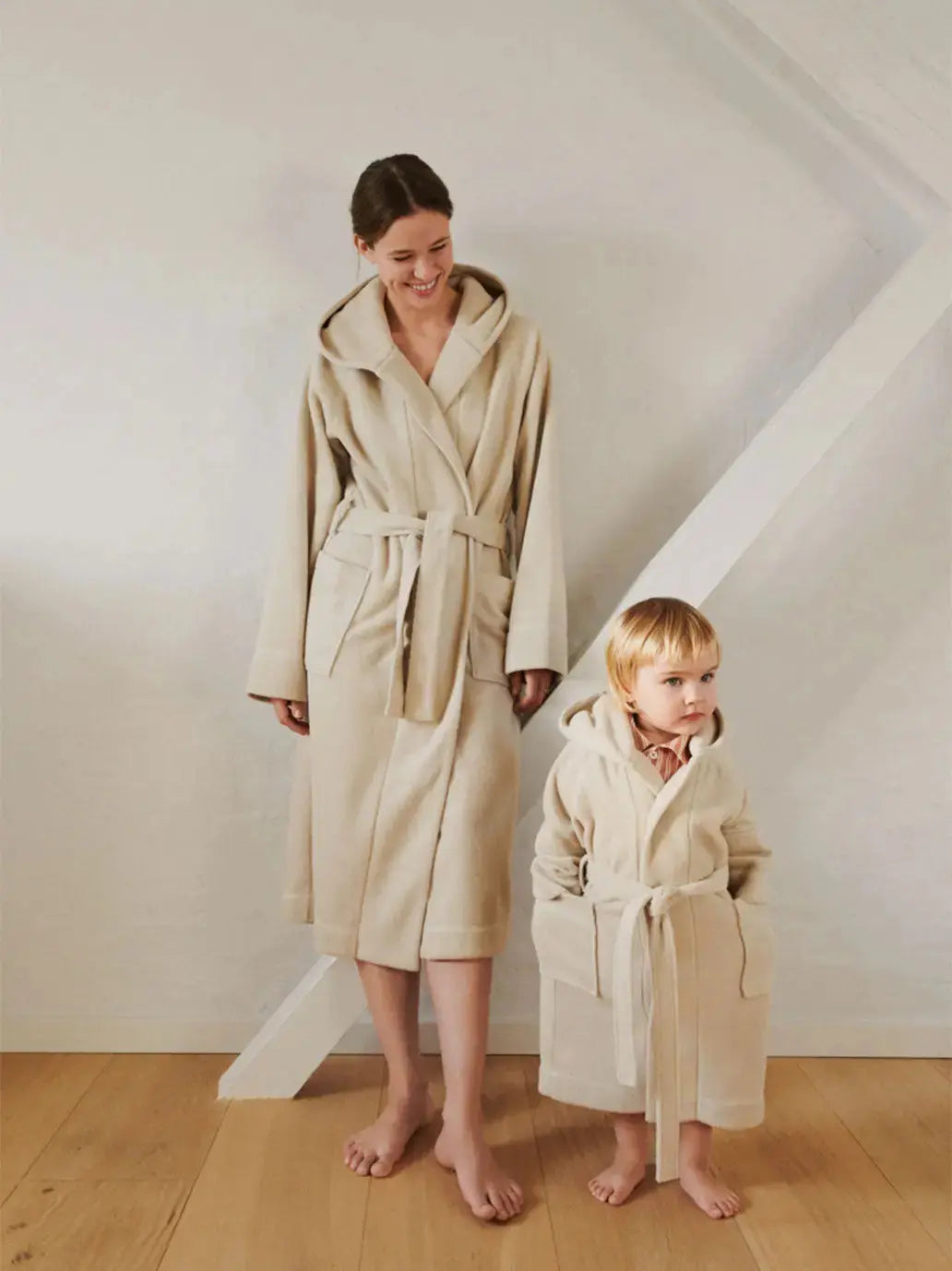 OUTLET Szlafrok z uszami Saki Bathrobe Adult | rozm. M\L bébé concept BÉBÉ Concept 