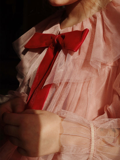 Sukienka Bow dress MELLOW ROSE