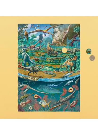 Puzzle i gra obserwacyjna Age of dinosaurs Londji BEBE Concept 