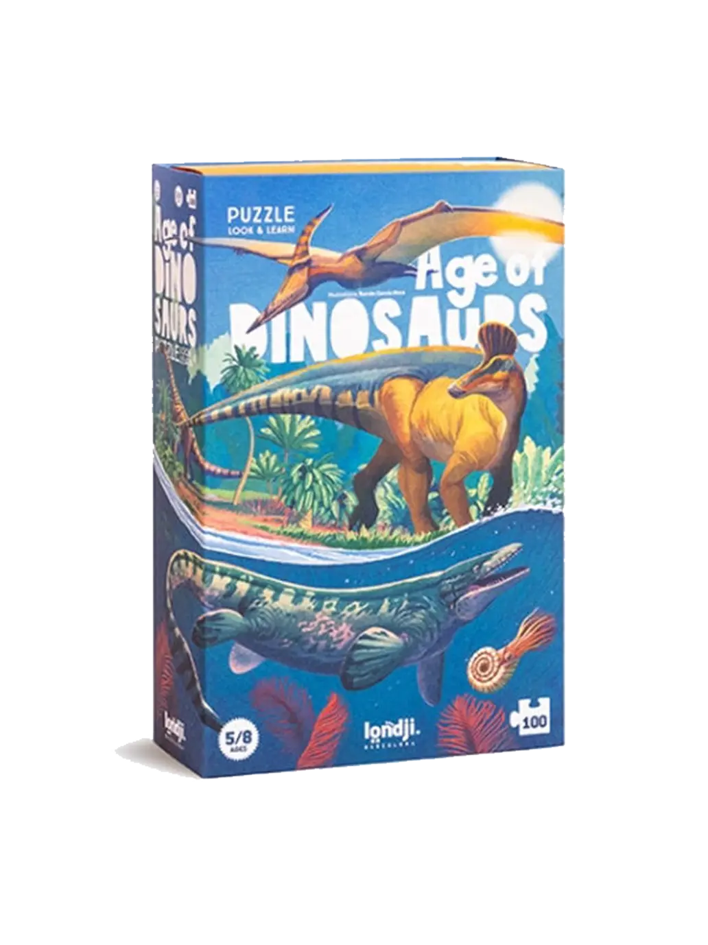 Puzzle i gra obserwacyjna Age of dinosaurs Londji BEBE Concept 