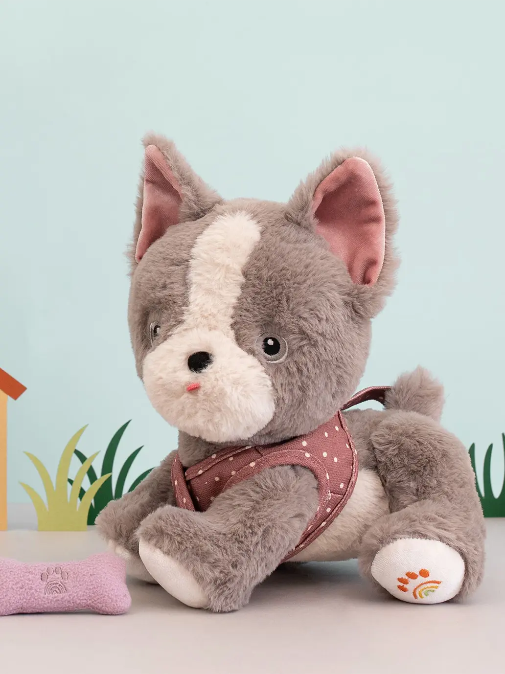 Piesek z magnetyczną kością Dinkum Dog Olli Ella BEBE Concept 