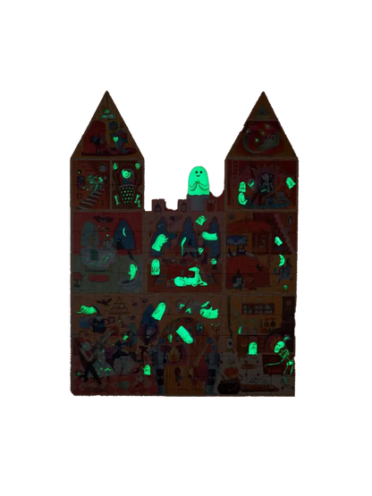 Dwustronne puzzle świecące w ciemności Enchanted Londji BEBE Concept 