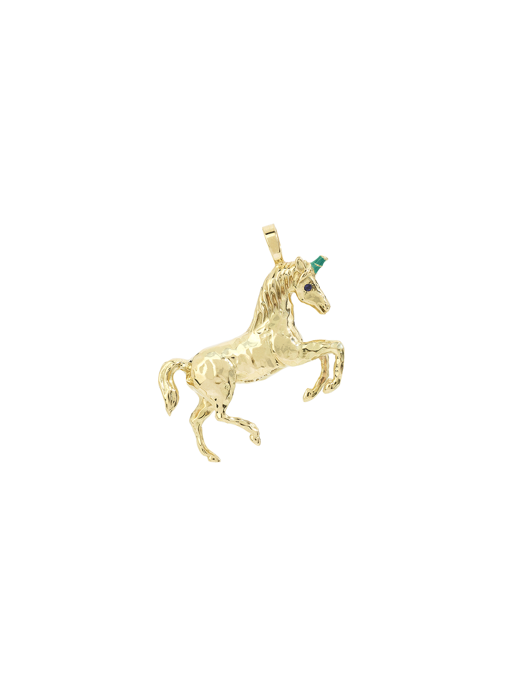 Přívěsek osázený drahokamy Pegasus 14K GOLD