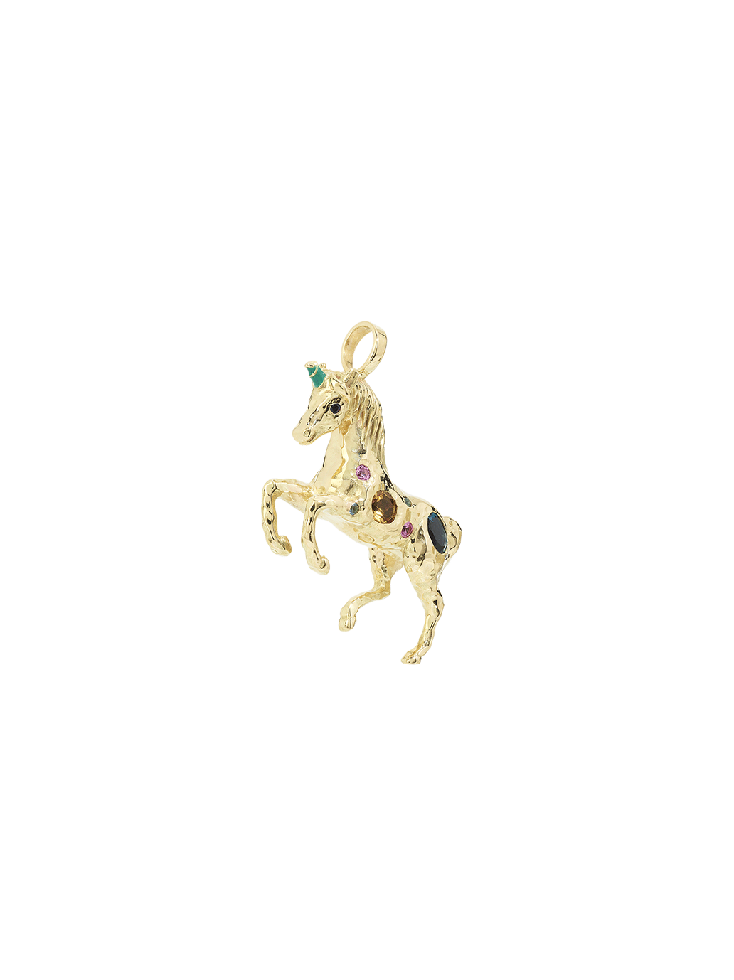 Přívěsek osázený drahokamy Pegasus 14K GOLD