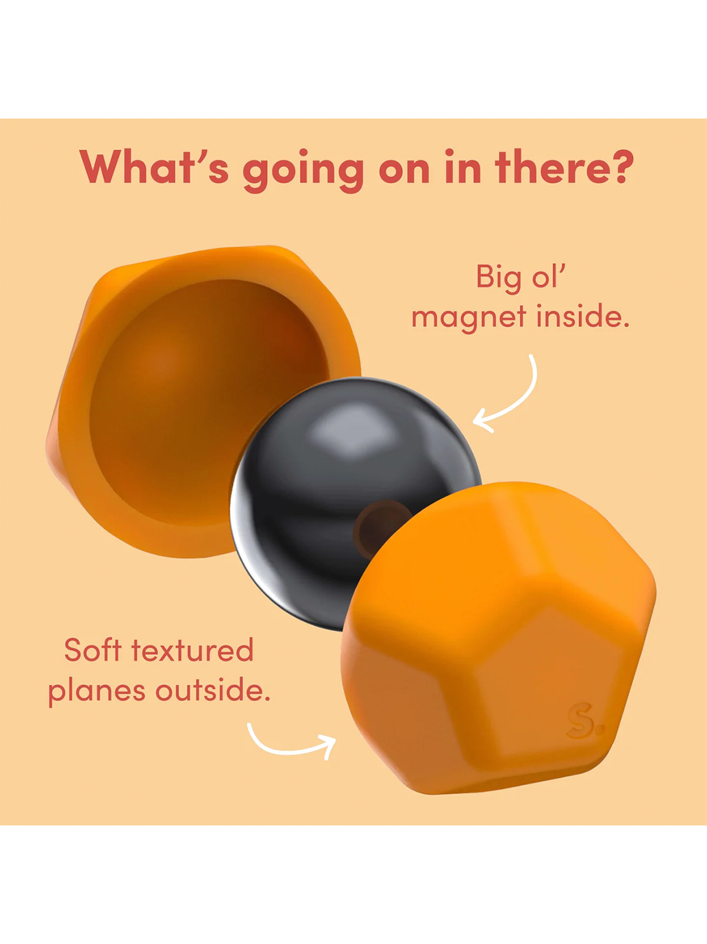 Balles anti-stress magnétiques en silicone Odds