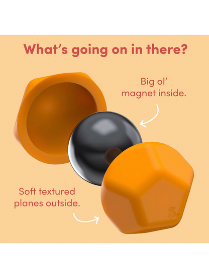 Balles anti-stress magnétiques en silicone Odds ORANGE PLANES