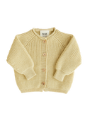 Merino cardigan Inga LIGHT YELLOW