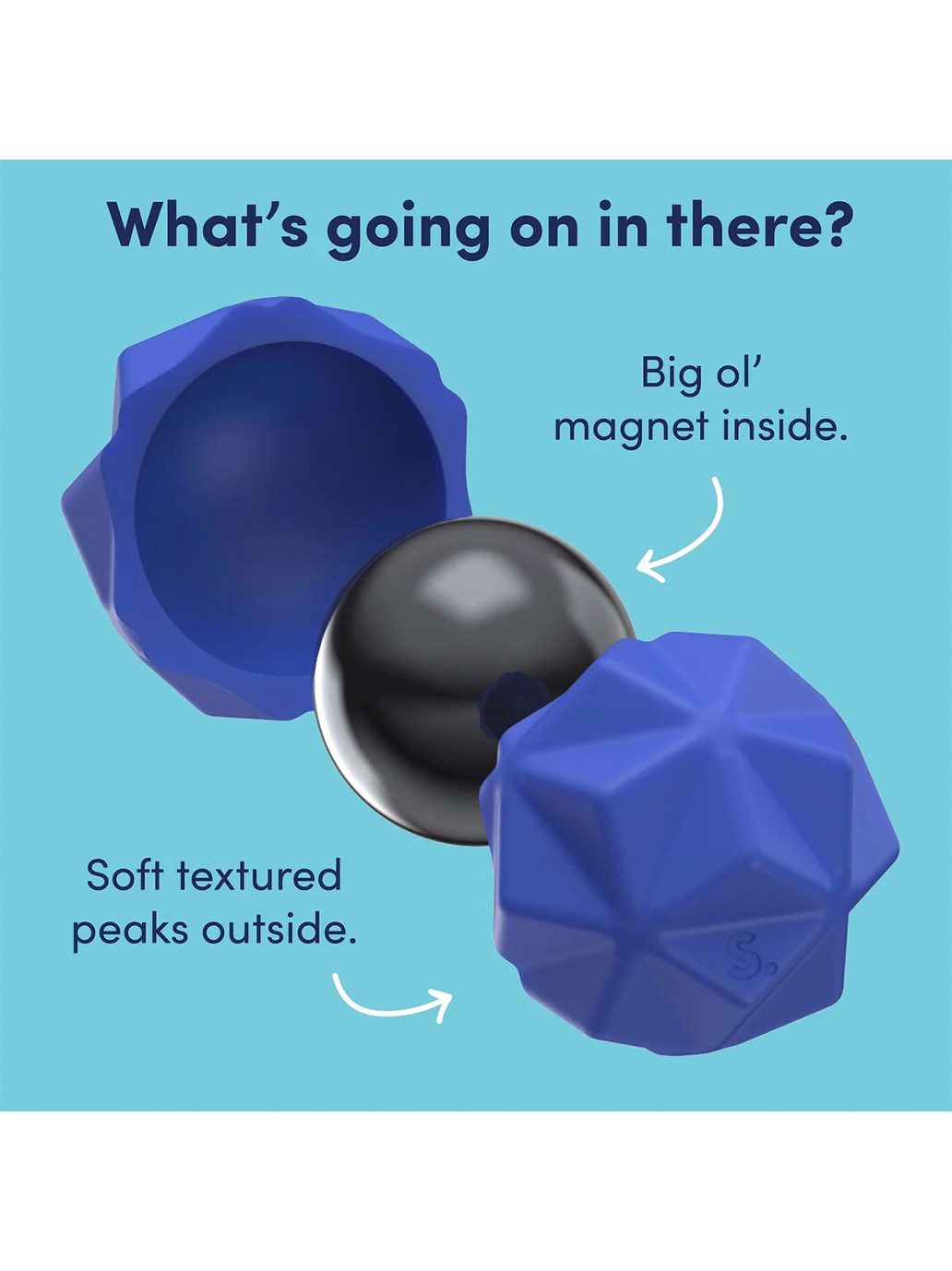 Balles anti-stress magnétiques en silicone Odds
