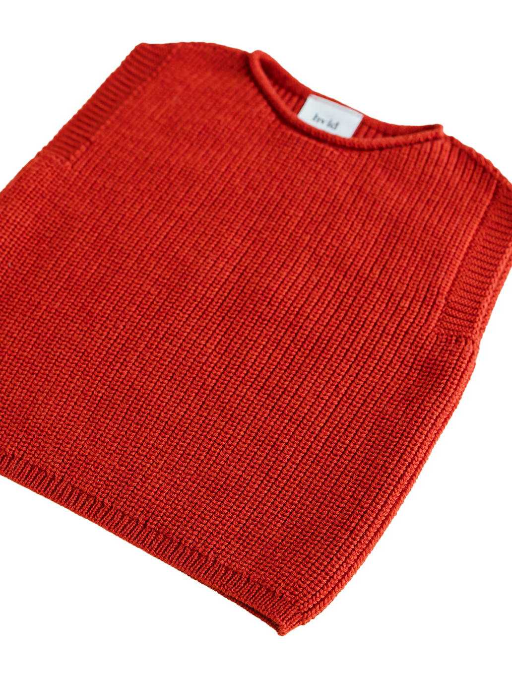 Baby merino Harvey vest RED