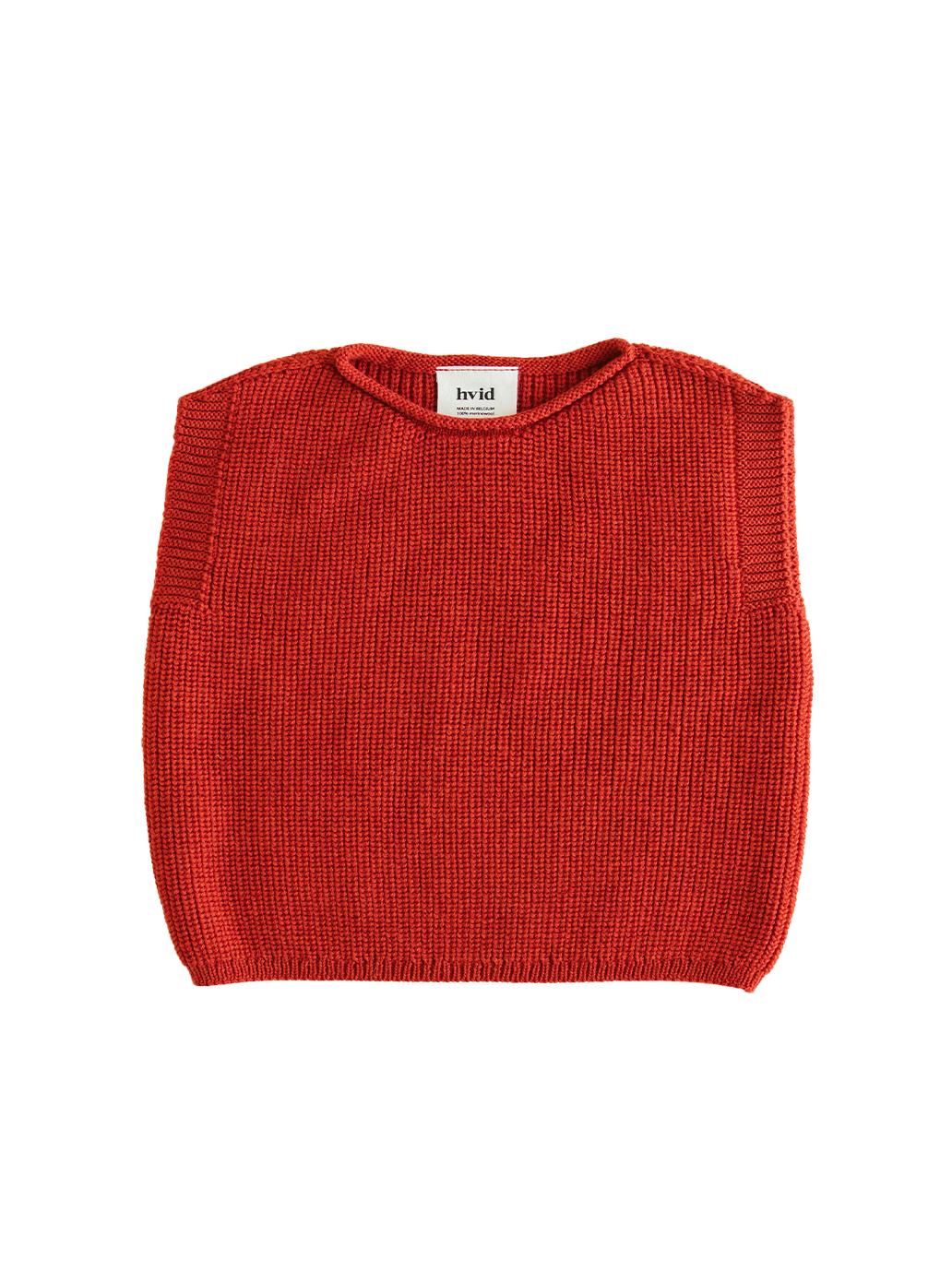 Baby merino Harvey vest RED