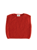 Baby merino Harvey vest RED