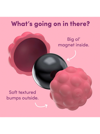 Odds Silikonmagnet-Stressbälle PURPLE BUMPS