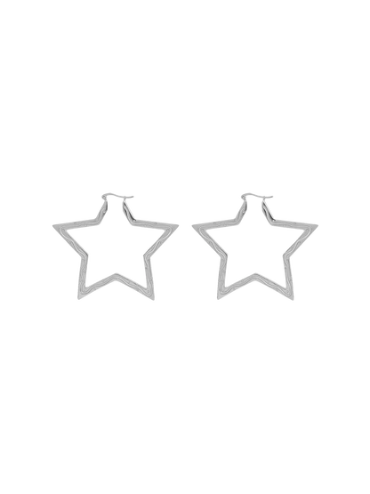 Kolczyki Funky Star Small Hoops Anna + Nina BÉBÉ Concept 