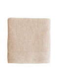 Grande couverture en laine mérinos Gaston SOFT BEIGE