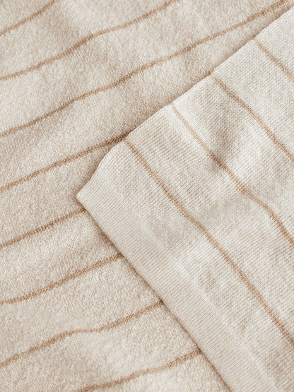 Manta de merino Harry CREAM/SAND