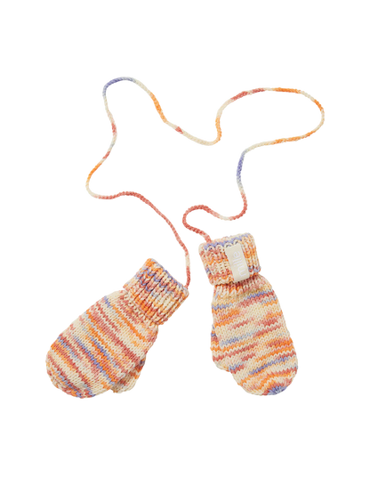 Rękawiczki jednopalczaste z wełny merino MULTICOLOUR