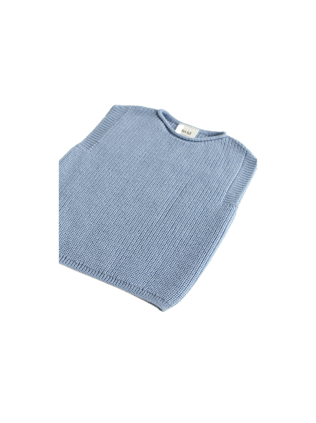 Baby merino Harvey vest LIGHT BLUE
