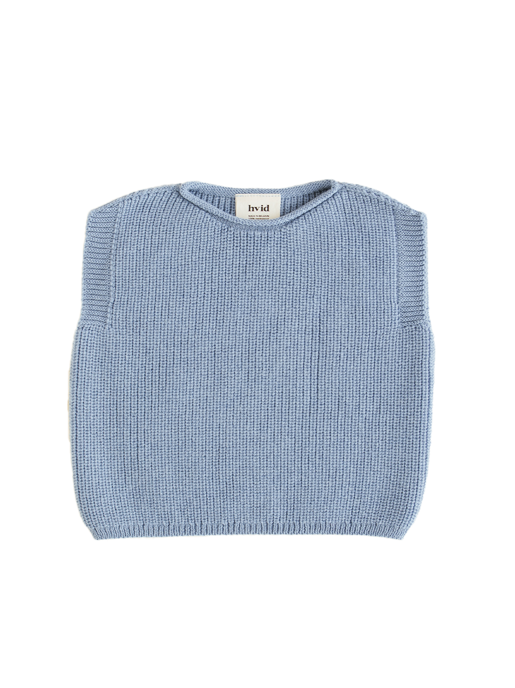 Baby merino Harvey vest LIGHT BLUE