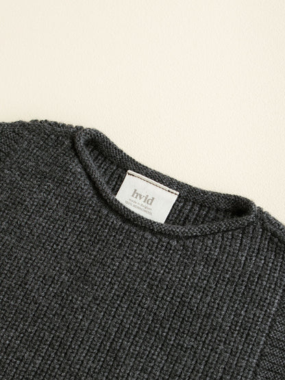 Baby merino Harvey vest CHARCOAL