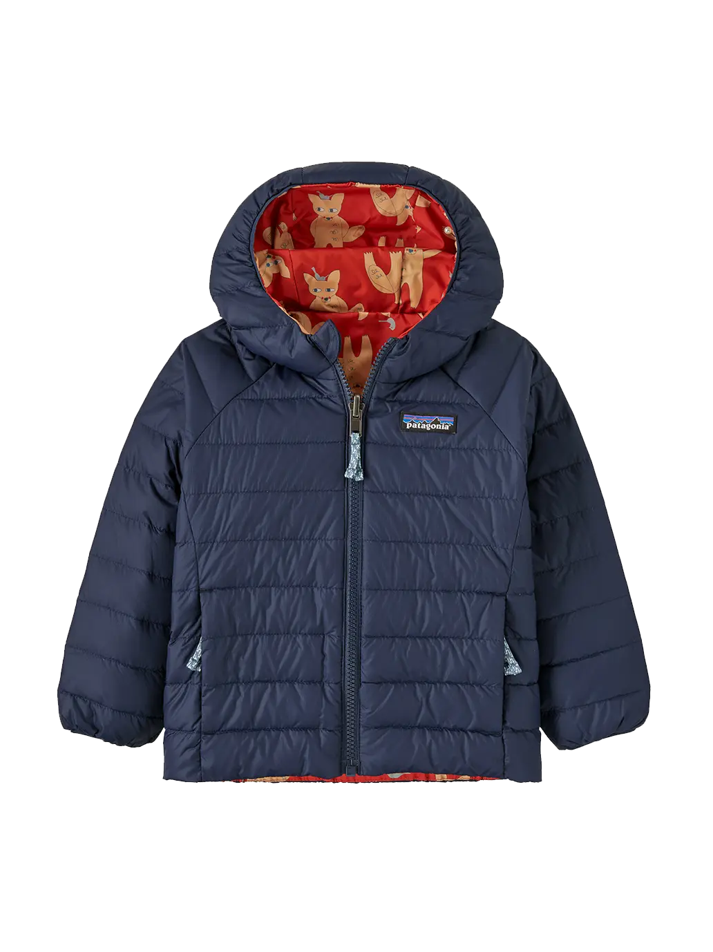 Dwustronna kurtka puchowa Baby Reversible Down Hoody Patagonia BEBE Concept 