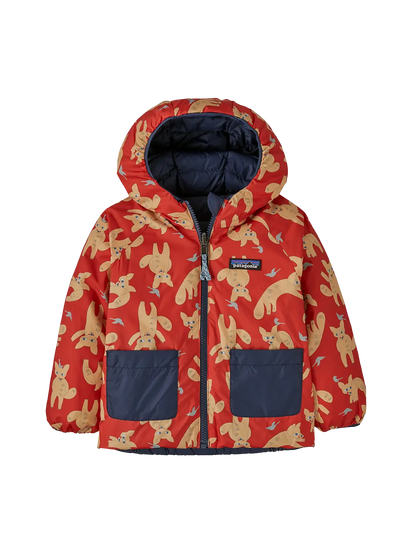 Dwustronna kurtka puchowa Baby Reversible Down Hoody Patagonia BEBE Concept 
