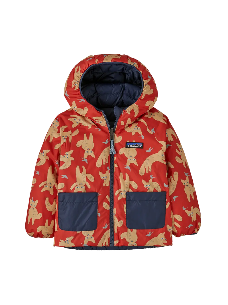 Dwustronna kurtka puchowa Baby Reversible Down Hoody Patagonia BEBE Concept 
