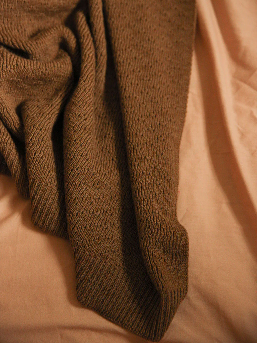 Kocyk merino Dora MOCHA