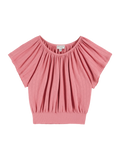 T-Shirt Pointelle FRAMBOISE