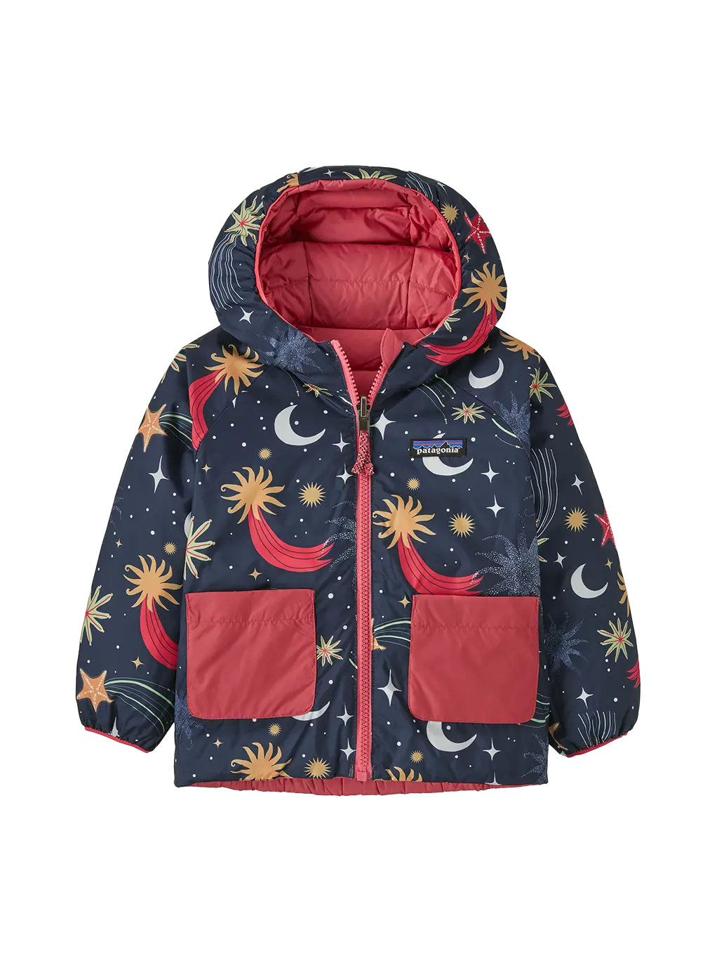 Dwustronna kurtka puchowa Baby Reversible Down Hoody Patagonia BEBE Concept 