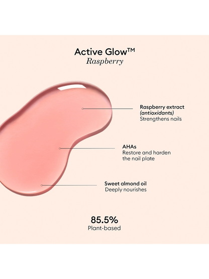 Pflegender Nagellack Active Glow GLOW RASPBERRY