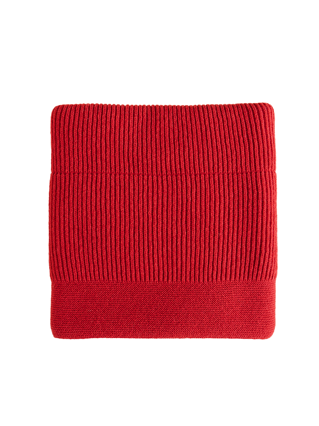 Grande couverture en laine mérinos Gaston APPLE RED