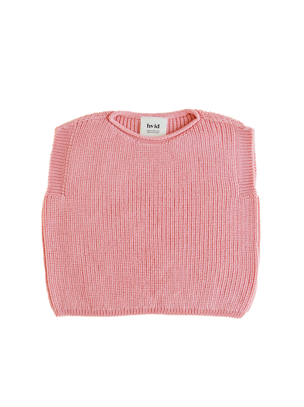 Baby merino Harvey vest BUBBLEGUM