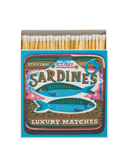 Елітні сірники в декоративній коробці SARDINES