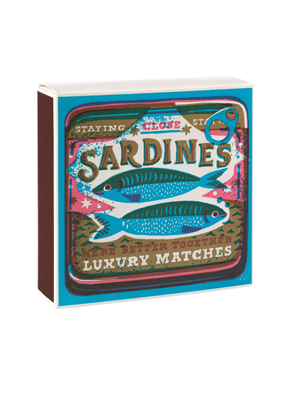 Елітні сірники в декоративній коробці SARDINES