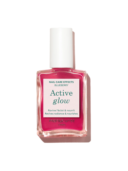 Pielęgnacyjny lakier do paznokci Active Glow GLOW BLUEBERRY