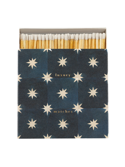 Luksusowe zapałki w ozdobnym pudełku NAVY STAR TILE