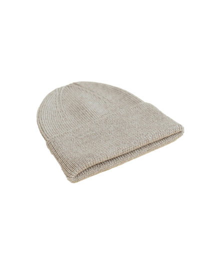 Merino Beanie Newborn 0+ PEBBLE
