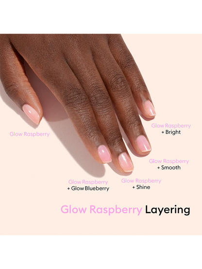 Pielęgnacyjny lakier do paznokci Active Glow GLOW BLUEBERRY