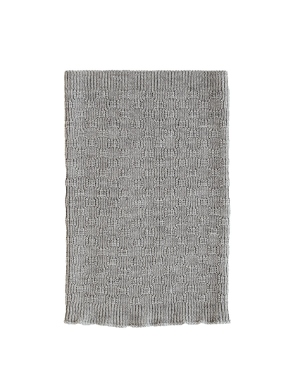 Šála z měkké merino vlny Gigi GREY MELANGE