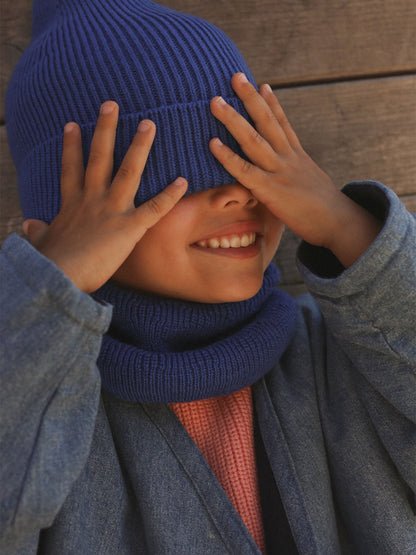 Całoroczna czapka merino Fonzie Beanie COBALT BLUE