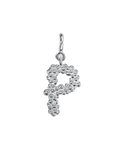 Ciondolo lettera argento P