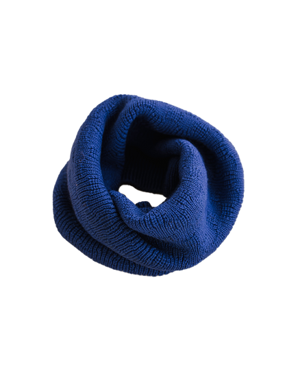 Sciarpa in morbida lana merino Gigi COBALT BLUE