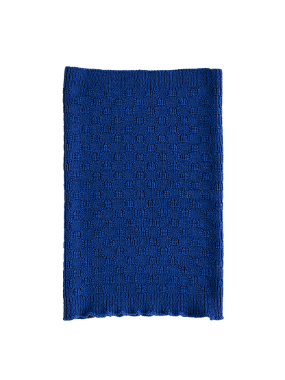 Sciarpa in morbida lana merino Gigi COBALT BLUE