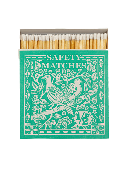 Fiammiferi di lusso in una scatola quadrata decorativa BRIDY STAMP