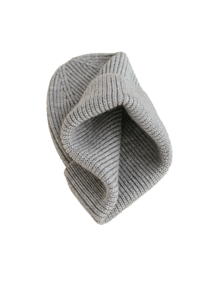 Čepice z merino vlny Fonzie Adult GREY MELANGE